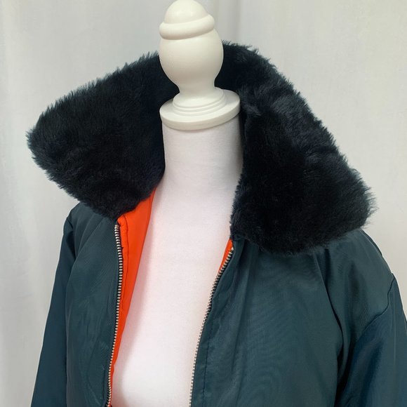 Vintage 70s Wide Collar Bomber Jacket Unisex - Picture 5 of 12